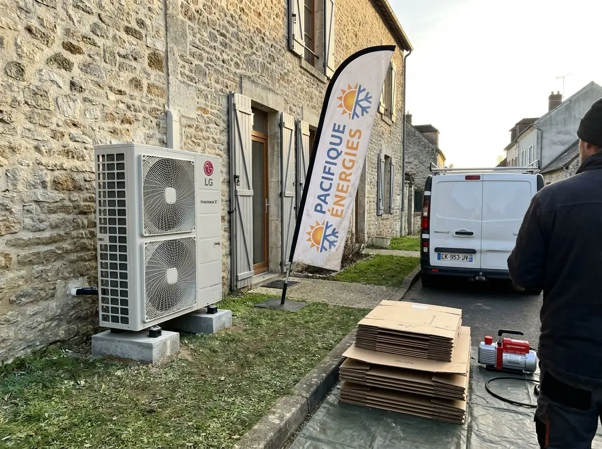 Installation terminée à Senlis, Pacifique Énergies